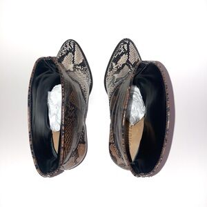 SCHUTZ | Shoes | Schutz Snake Skin Pattern Boots | Poshmark